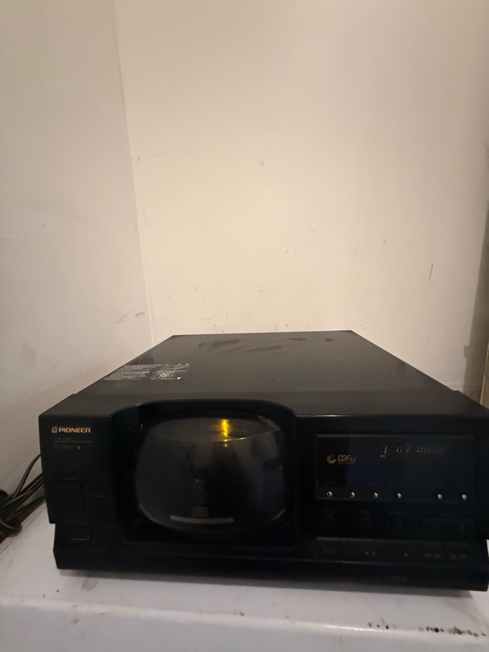 PIONEER Black Portable DVD/CD Player with Front-Load Disc Tray